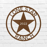 The Lone Star State Texans Personalized Gifts - Custom Metal Sign - GiFTiFY