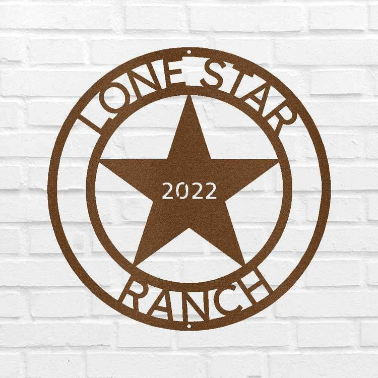 The Lone Star State Texans Personalized Gifts - Custom Metal Sign - GiFTiFY