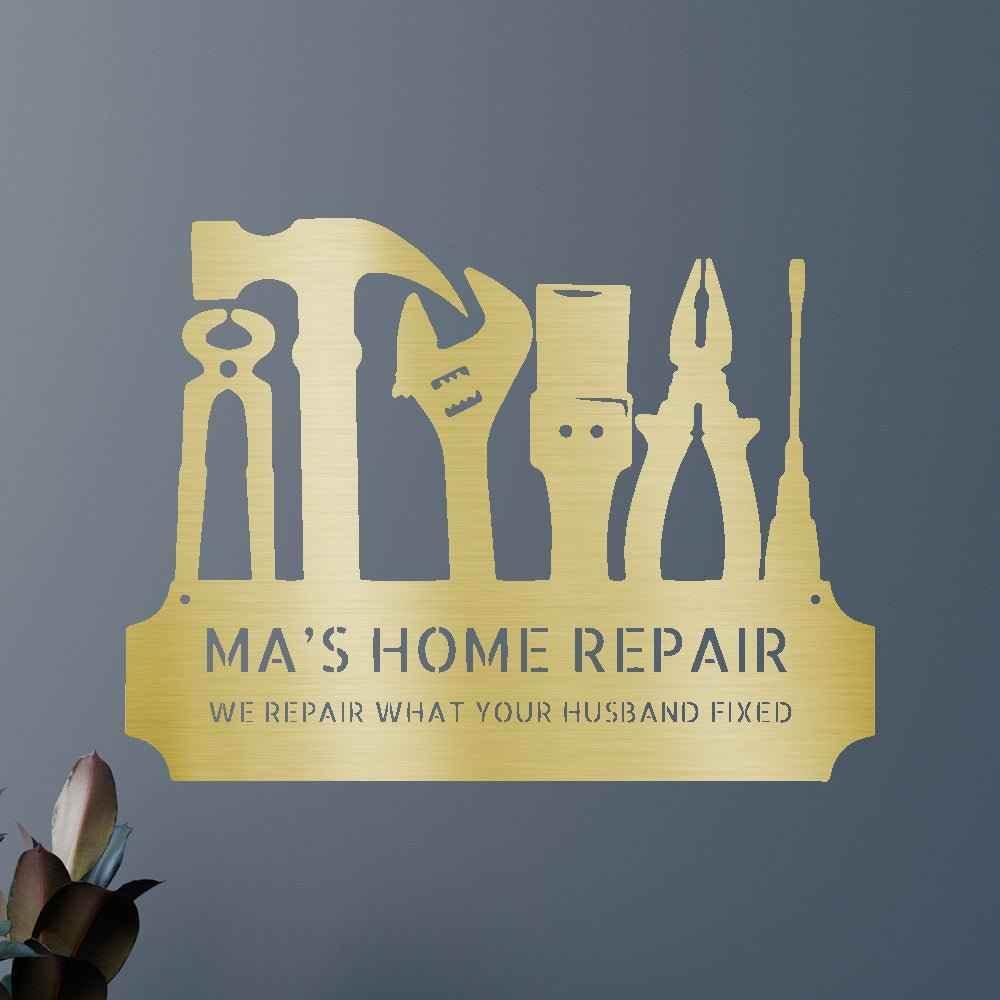 Tool Time Personalized Gifts - Custom Metal Sign - GiFTiFY