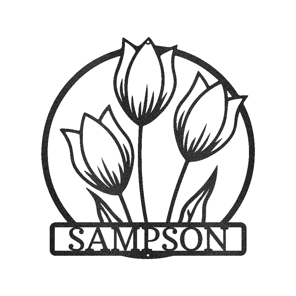 Wild Tulip Personalized Gifts - Custom Metal Sign - GiFTiFY