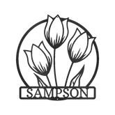 Wild Tulip Personalized Gifts - Custom Metal Sign - GiFTiFY