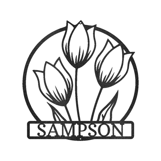 Wild Tulip Personalized Gifts - Custom Metal Sign - GiFTiFY