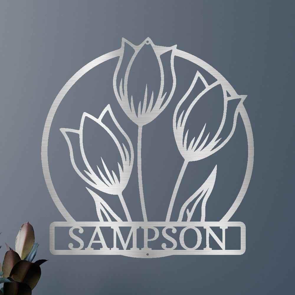 Wild Tulip Personalized Gifts - Custom Metal Sign - GiFTiFY