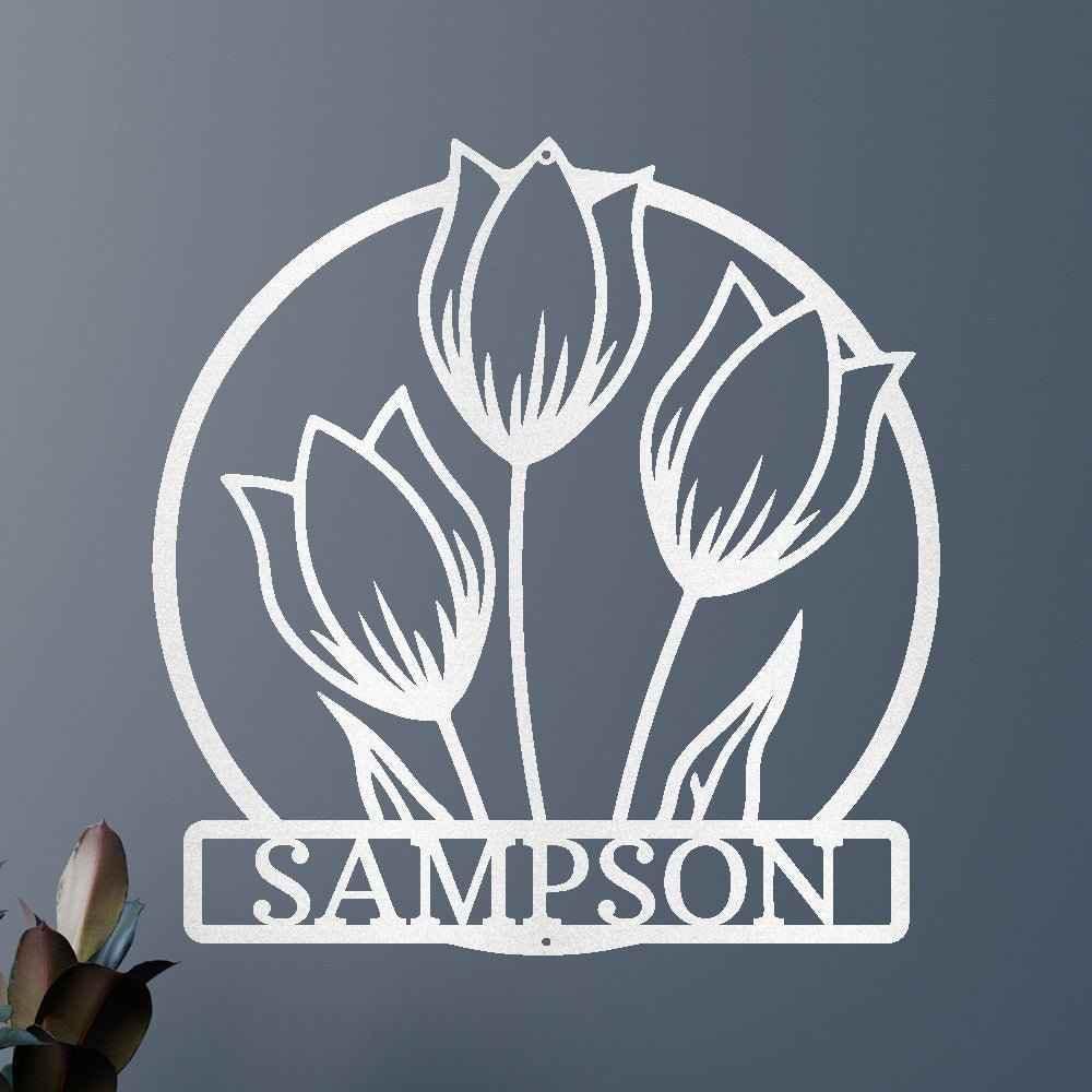 Wild Tulip Personalized Gifts - Custom Metal Sign - GiFTiFY