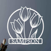 Wild Tulip Personalized Gifts - Custom Metal Sign - GiFTiFY