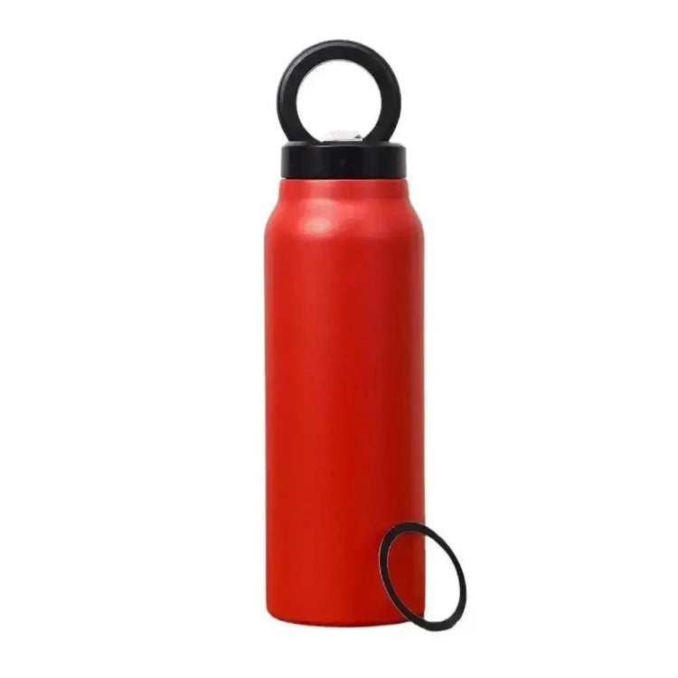 Metallic Sports Thermal Insulation Water Bottle Magnetic Phone Holder - GiFTiFY