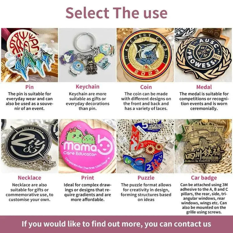 [Minimum 10pcs]Custom Enamel Pin Lapel Graduate Diy Brooch Coin Anime Emblem Make Badge Cufflink Back card personalized Tie clip - GiFTiFY