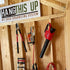 Miscellaneous Hook – Shed Tool Organizer for Yard Storage - GiFTiFY