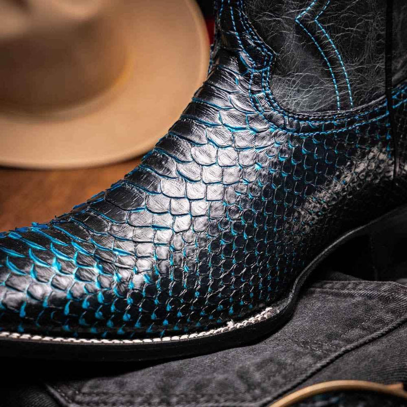 Missouri Black / Blue Boot by Marco Di Milano