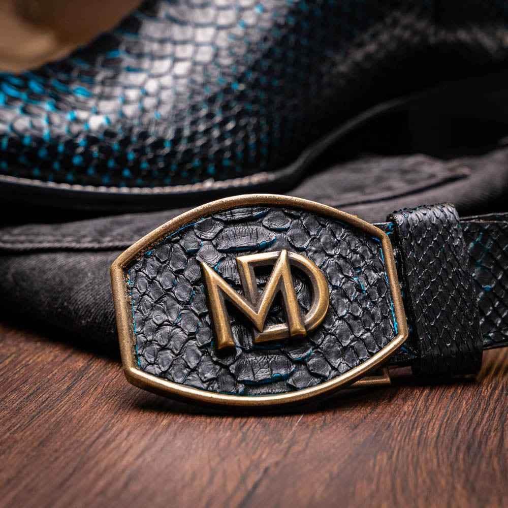 Missouri Black / Blue Boot by Marco Di Milano
