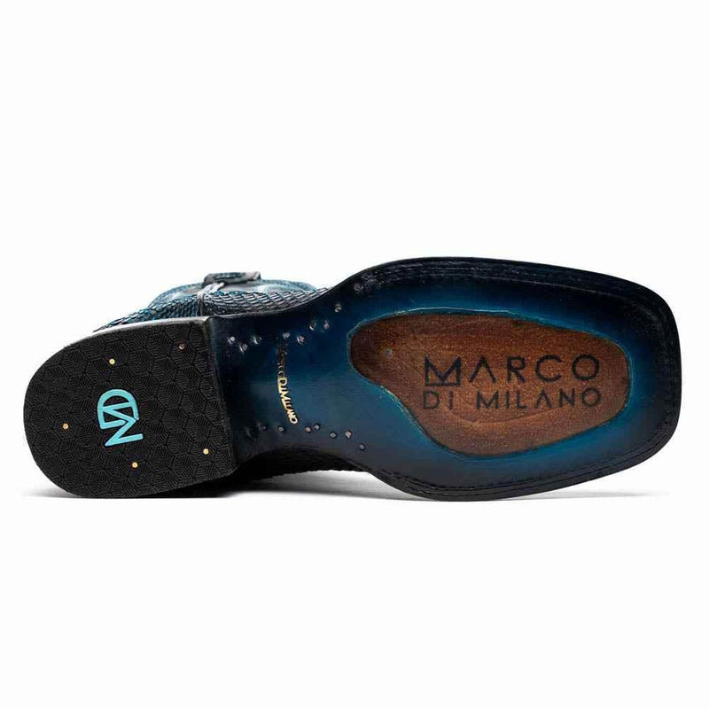 Missouri Black / Blue Boot by Marco Di Milano