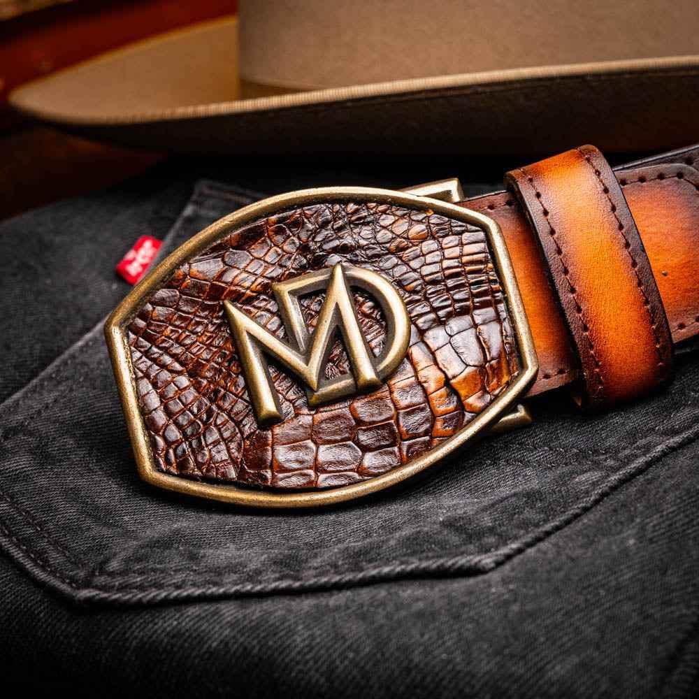 Montana Belt Aged Brown Belts by Marco Di Milano