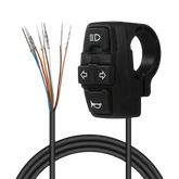 Motorcycle Handlebar Control Switches electric bike scooter Electric Bike Scooter Light Switch - GiFTiFY
