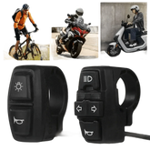 Motorcycle Handlebar Control Switches electric bike scooter Electric Bike Scooter Light Switch - GiFTiFY