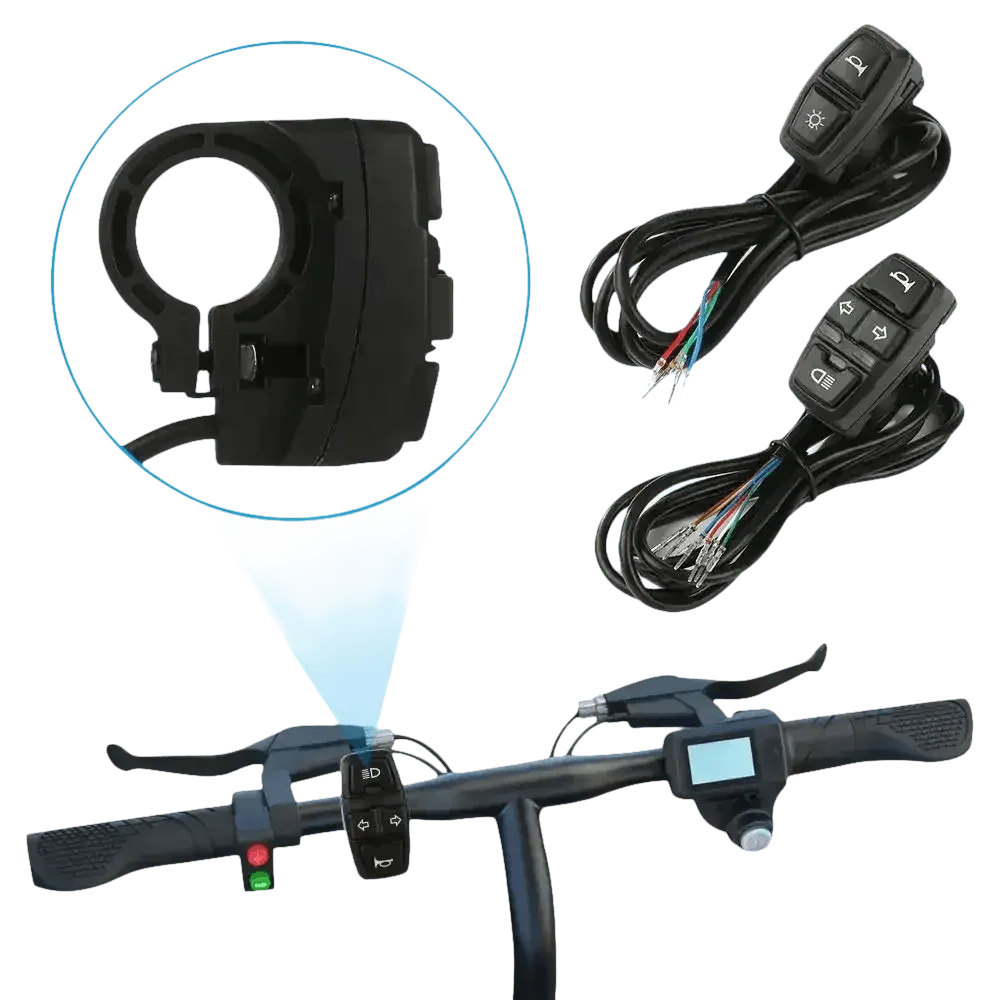 Motorcycle Handlebar Control Switches electric bike scooter Electric Bike Scooter Light Switch Electric Bike Scooter Light Switch by Shop1102926768 Store