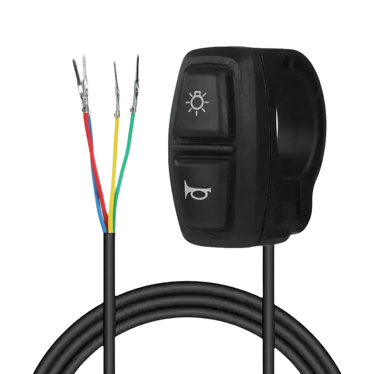 Motorcycle Handlebar Control Switches electric bike scooter Electric Bike Scooter Light Switch - GiFTiFY