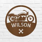 Motorcycle Personalized Gifts - Custom Steel Sign - GiFTiFY