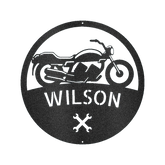 Motorcycle Personalized Gifts - Custom Steel Sign - GiFTiFY