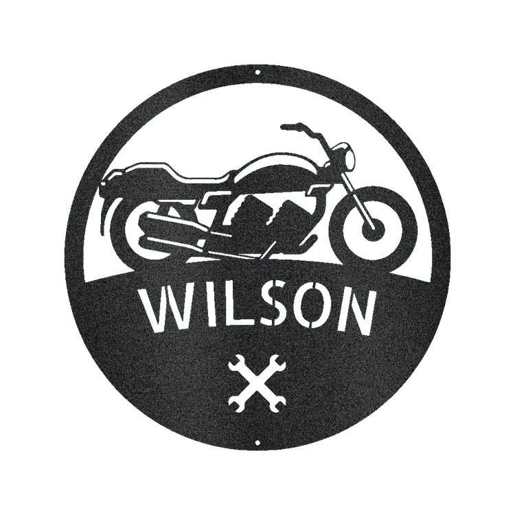 Motorcycle Personalized Gifts - Custom Steel Sign - GiFTiFY