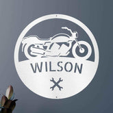 Motorcycle Personalized Gifts - Custom Steel Sign - GiFTiFY