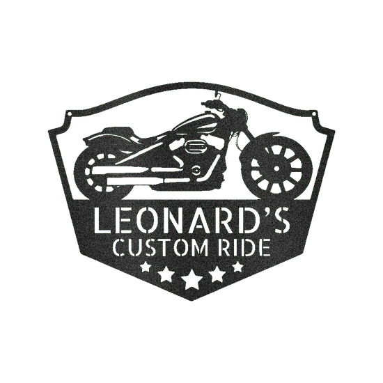 Motorcycle Decor - Custom Metal Sign - GiFTiFY