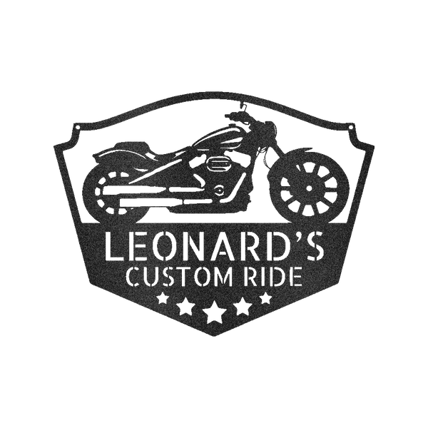 Motorcycle Decor - Custom Metal Sign - GiFTiFY