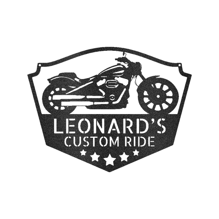 Motorcycle Decor - Custom Metal Sign - GiFTiFY