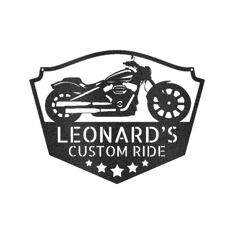 Motorcycle Decor - Custom Metal Sign - GiFTiFY