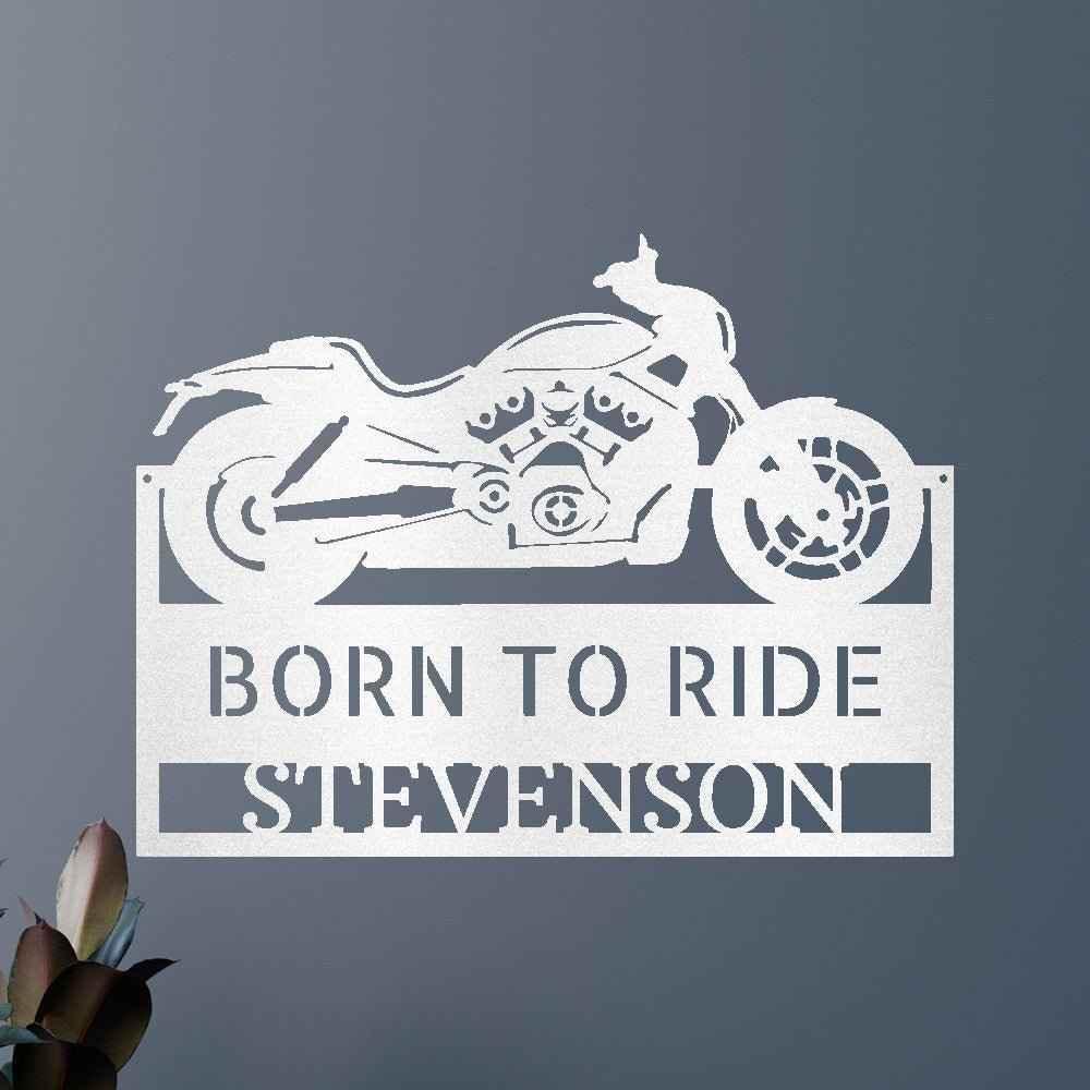 Motorcycle Decor - Custom Metal Sign - GiFTiFY