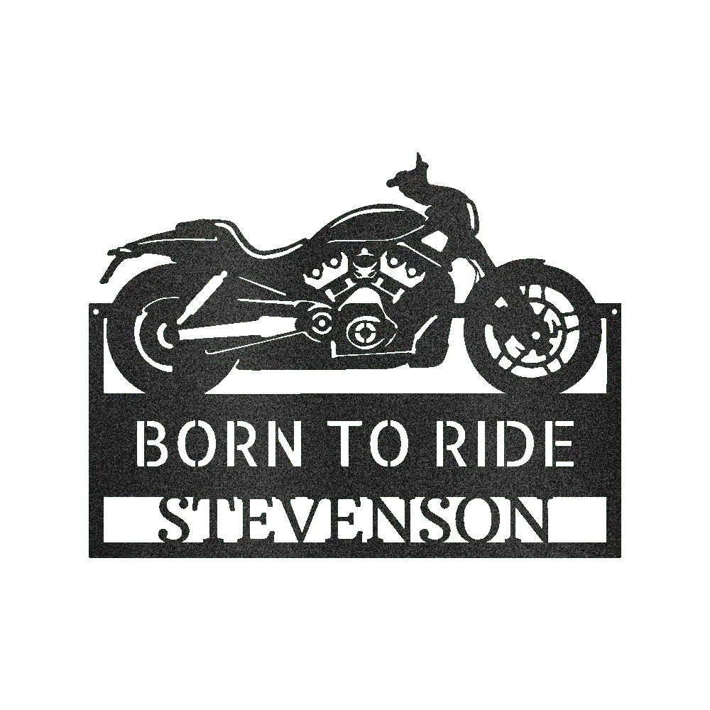 Motorcycle Decor - Custom Metal Sign - GiFTiFY