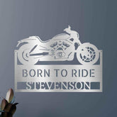 Motorcycle Decor - Custom Metal Sign - GiFTiFY