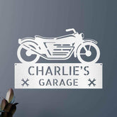 Motorcycle Decor - Custom Steel Sign - GiFTiFY