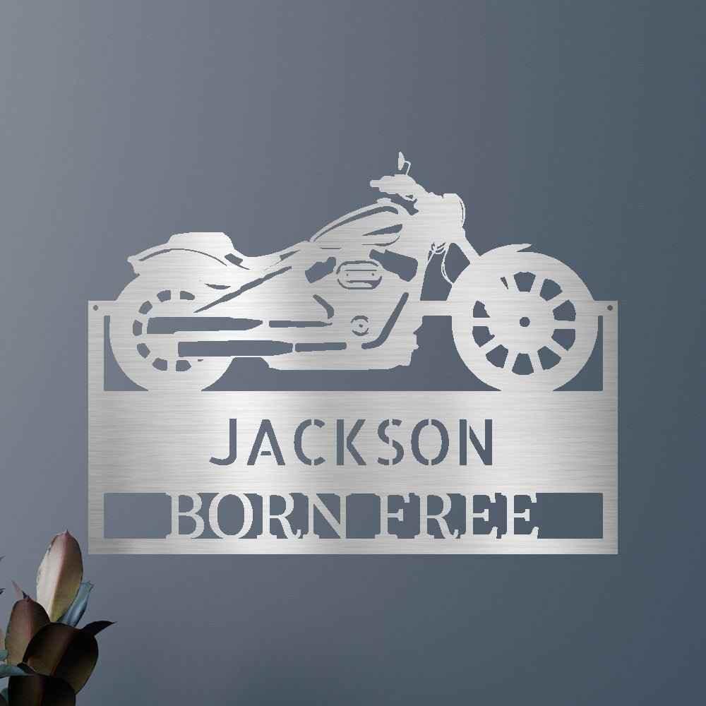 Motorcycle Personalized Gifts - Custom Metal Sign - GiFTiFY