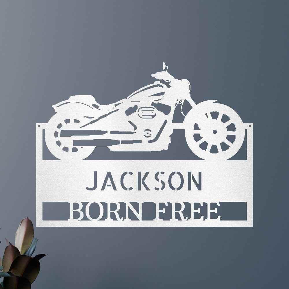 Motorcycle Personalized Gifts - Custom Metal Sign - GiFTiFY