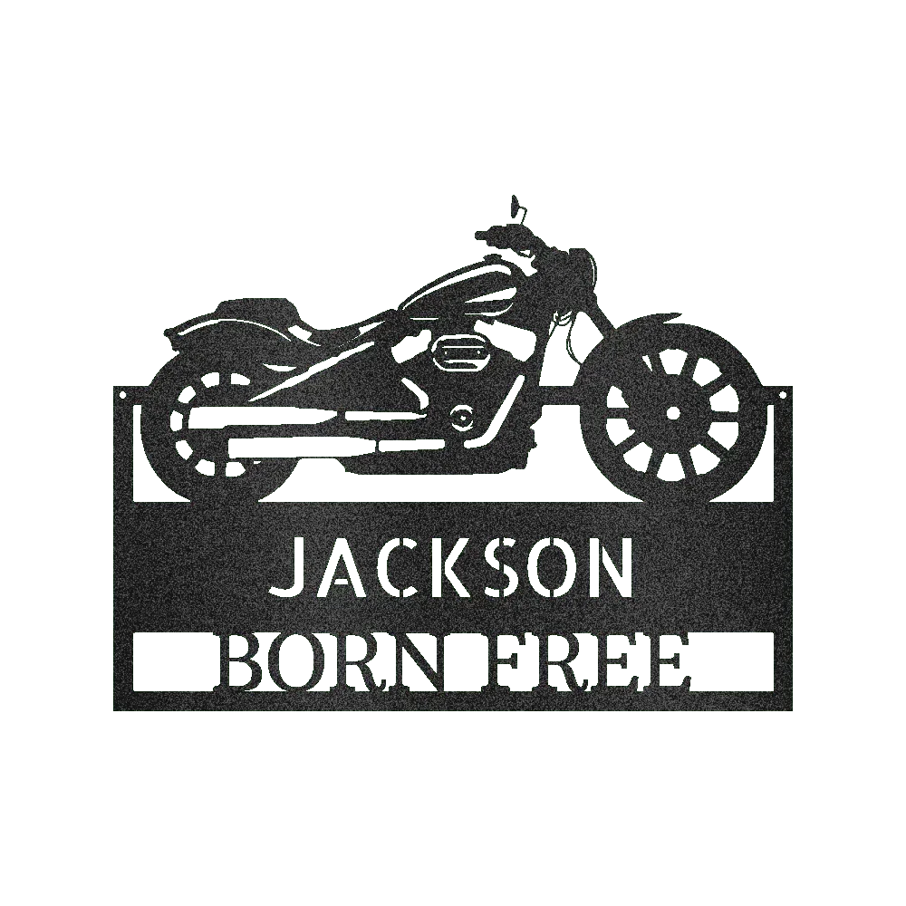 Motorcycle Personalized Gifts - Custom Metal Sign - GiFTiFY