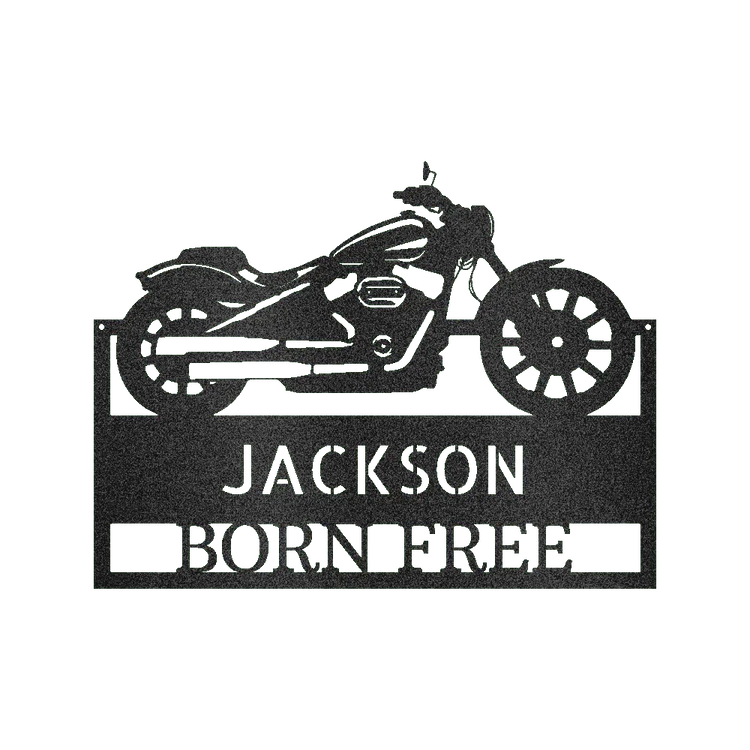 Motorcycle Personalized Gifts - Custom Metal Sign - GiFTiFY
