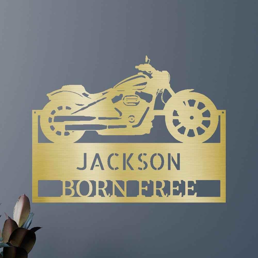 Motorcycle Personalized Gifts - Custom Metal Sign - GiFTiFY