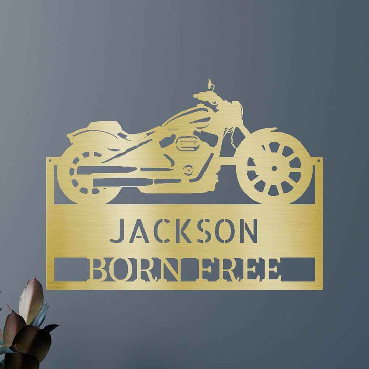 Motorcycle Personalized Gifts - Custom Metal Sign - GiFTiFY