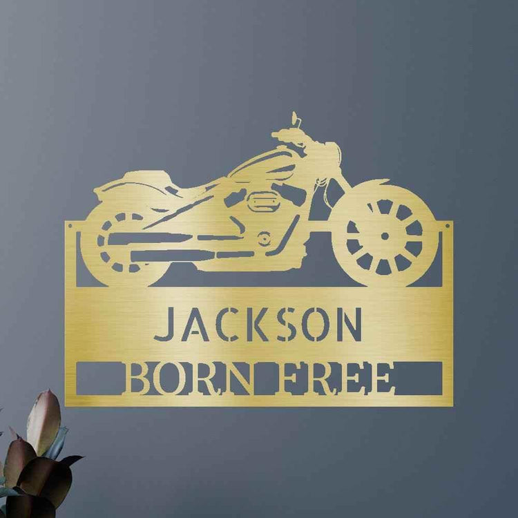 Motorcycle Personalized Gifts - Custom Metal Sign - GiFTiFY