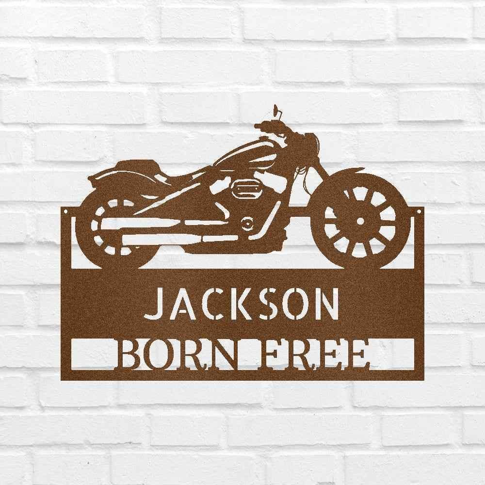 Motorcycle Personalized Gifts - Custom Metal Sign - GiFTiFY
