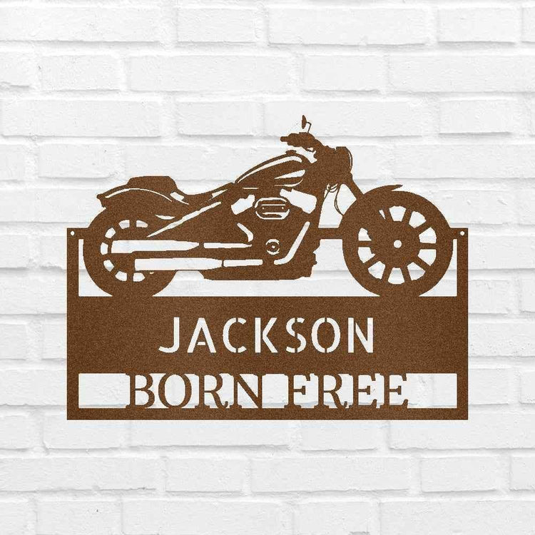 Motorcycle Personalized Gifts - Custom Metal Sign - GiFTiFY