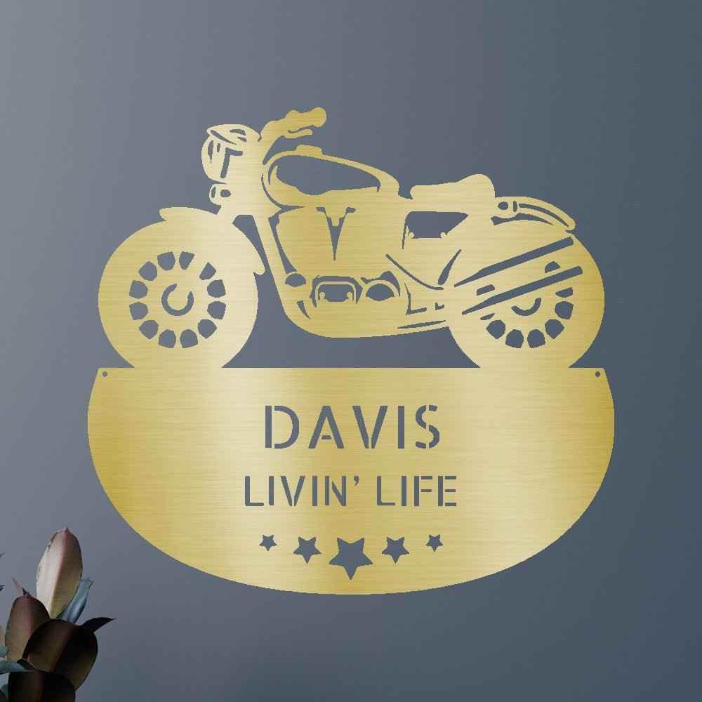 Motorcycle Personalized Gifts - Custom Metal Sign - GiFTiFY