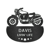 Motorcycle Personalized Gifts - Custom Metal Sign - GiFTiFY