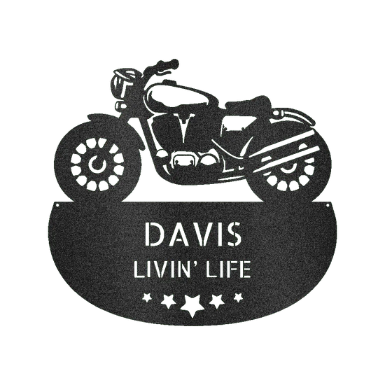 Motorcycle Personalized Gifts - Custom Metal Sign - GiFTiFY