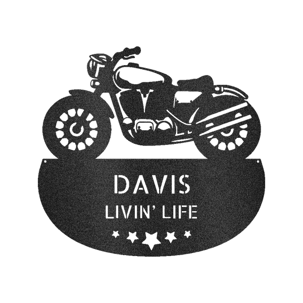 Motorcycle Personalized Gifts - Custom Metal Sign - GiFTiFY
