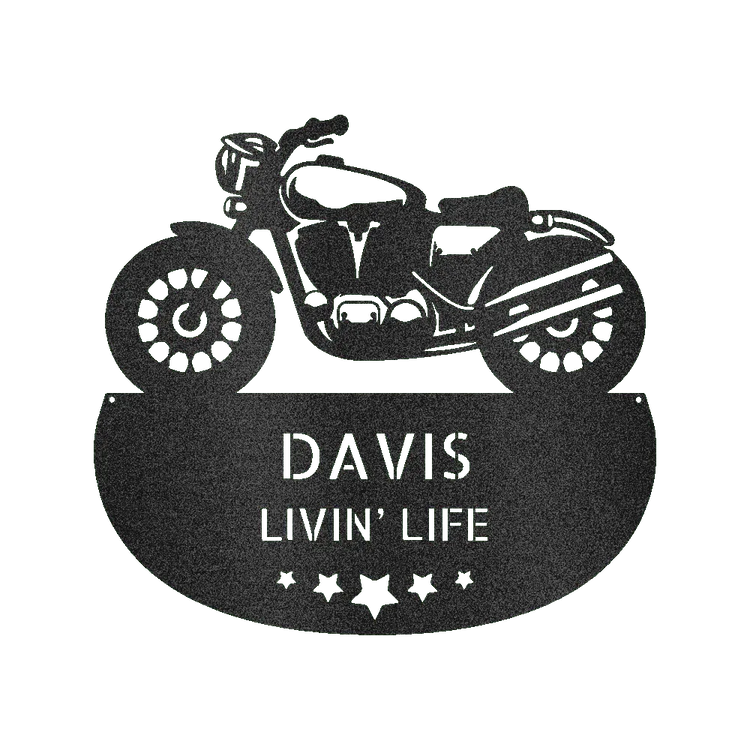 Motorcycle Personalized Gifts - Custom Metal Sign - GiFTiFY
