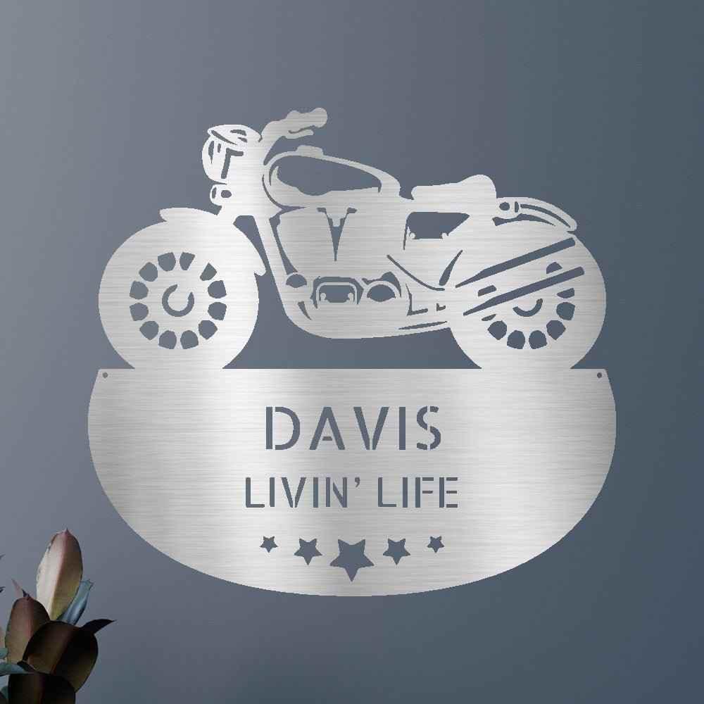 Motorcycle Personalized Gifts - Custom Metal Sign - GiFTiFY
