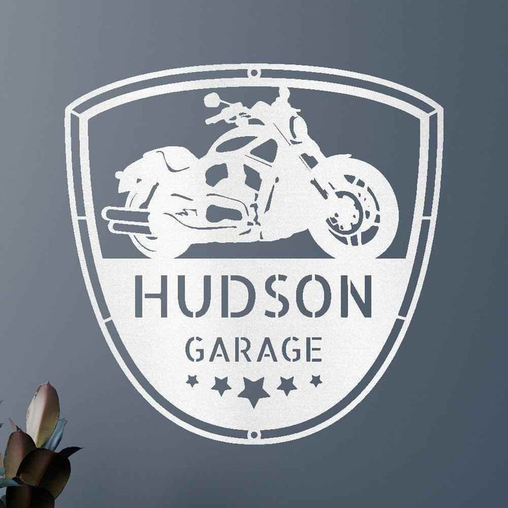 Motorcycle Name Personalized Gifts - Custom Metal Sign - GiFTiFY