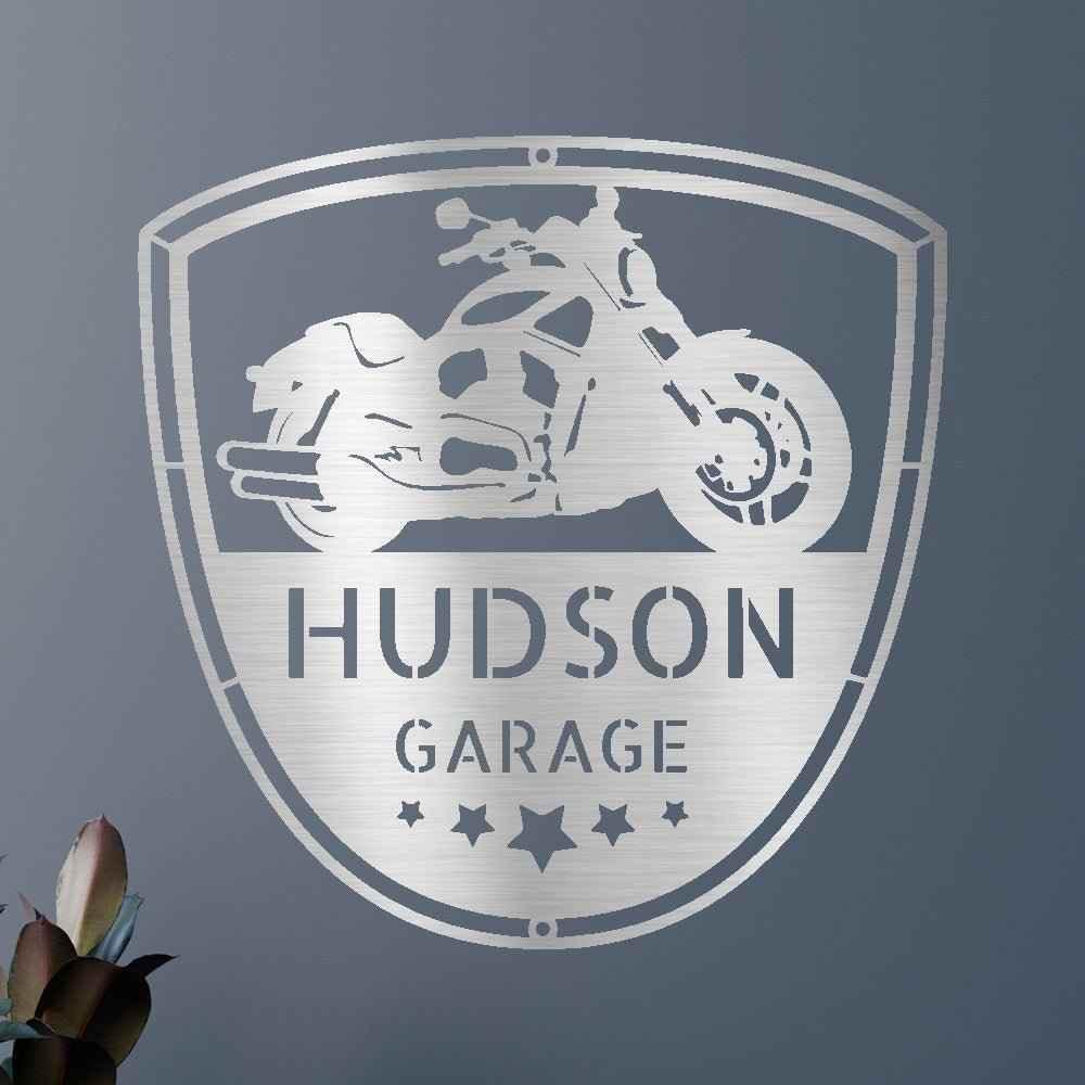 Motorcycle Name Personalized Gifts - Custom Metal Sign - GiFTiFY