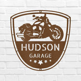 Motorcycle Name Personalized Gifts - Custom Metal Sign - GiFTiFY